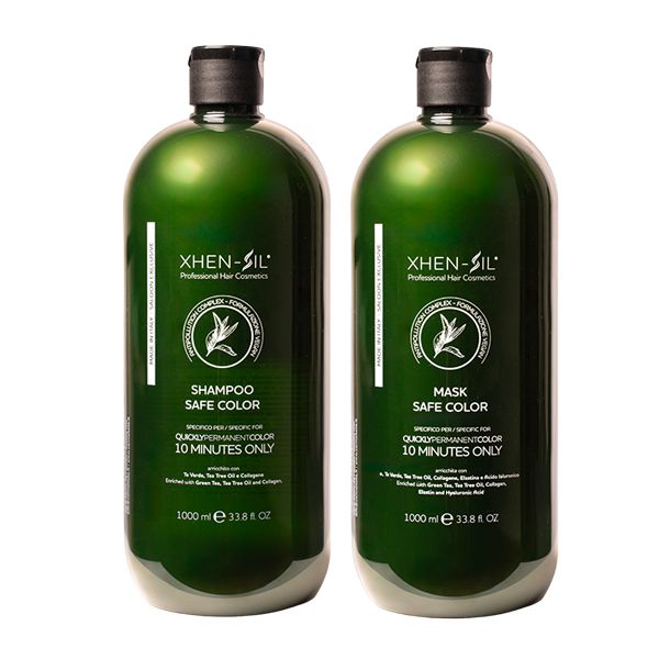 Shampoo e máscara Safe Color XHEN-SIL